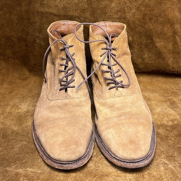Frye Tan Suede Ankle Boots main image 6